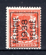 PRE331A MNH** 1938 - BELGIQUE 1938 BELGIE - Typo Precancels 1936-51 (Small Seal Of The State)