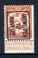 PRE32B MNH** 1912 - ANTWERPEN 12 ANVERS  - Typografisch 1912-14 (Cijfer-leeuw)