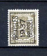 PRE328A MNH** 1937 - BRUXELLES 1937 BRUSSEL - Typos 1936-51 (Kleines Siegel)