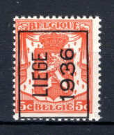 PRE311A MNH** 1936 - LIEGE 1936 - Typos 1936-51 (Kleines Siegel)