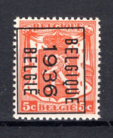 PRE308B MNH** 1936 - BELGIQUE 1936 BELGIE - Typografisch 1936-51 (Klein Staatswapen)