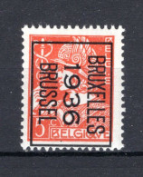 PRE302B MNH** 1936 - BRUXELLES 1936 BRUSSEL - Typos 1932-36 (Cérès Et Mercure)