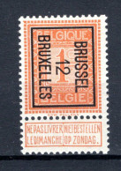 PRE29B MNH** 1912 - BRUSSEL 12 BRUXELLES - Typo Precancels 1912-14 (Lion)