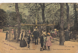 Manege Chevaux De Bois Champs Elysées . Merry Go Round Envoi à Galatz Galati  Romania - Other & Unclassified