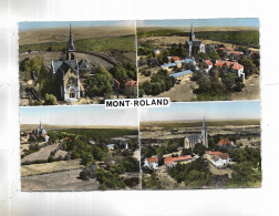 39 - EN AVION AU-DESSUS DE  . . . MONT-ROLAND ( Jura ) - Notre-Dame De Mont-Roland - 4 Vues - Autres & Non Classés