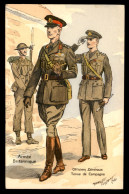 GUERRE 39/45 - ILLUSTRATEURS - MAURICE TOUSSAINT - ARMEE BRITANNIQUE - OFFICIERS GENERAUX EN TENUE DE CAMPAGNE - War 1939-45