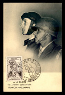 GUERRE 39/45 - CARTE EDITEE A LA GLOIRE DES ANCIENS COMBATTANTS FRANCO-MULSUMANS - Guerra 1939-45