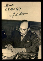 GUERRE 39/45 - SIGNATURE DU GAL DE LATTRE AU NOM DE LA FRANCE DE L'ACTE DE CAPITULATION DE L'ALLEMAGNE LE 8 MAI 1945 - Guerre 1939-45