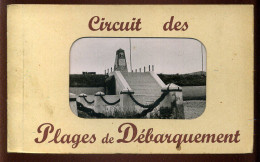 GUERRE 39/45 - CIRCUIT DES PLAGES DU DEBARQUEMENT CALVADOS ET MANCHE - CARNET DE 20 CARTES - War 1939-45