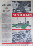 Publicité De Presse ; Train Marklin - Werbung