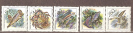 Russia: Full Set Of 5 Mint Stamps, Marine Life, 1993, Mi#323-327, MNH - Marine Life