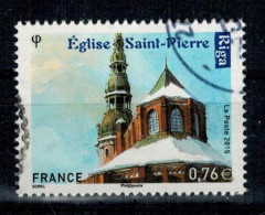 2015 N 4939 EGLISE ST PIERRE RIGA (LETTONIE) OBLITERE CACHET ROND  #234# - Used Stamps