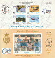 ESPAGNE - 2 BLOCS N°70/1 ** (1996) "Espamer'96" - Blocks & Sheetlets & Panes