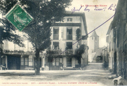 81 - Arfons - L'Hotel Hubert Pech Et L'église - Autres & Non Classés