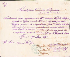 Licență De Căsătorie, 1873, Pesac, Județul Timiș A2513N - Verzamelingen