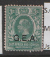 Tanganyika  G E A  1917   SG 47  3c  Mounted Mint - Tanganyika (...-1932)