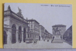 (BOL3) BOLOGNA  VIA DELL' INDIPENDENZA - VIAGGIATA 1918 - Bologna