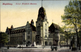 CPA Magdeburg An Der Elbe, Kaiser Friedrich-Museum - Autres & Non Classés