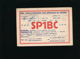 QSL Carte Radio - 1931 - Poland Pologne Polska - Tadeusz¨Palczynski  SP1BC - Radio-amateur