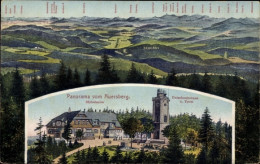 CPA Wildenthal Eibenstock Im Erzgebirge, Panorama Vom Auersberg, Unterkunftshaus, Riesenberg - Sonstige & Ohne Zuordnung