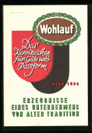 AK Logo Der Wohlauf-Schuhfabriken, Reklame Für Die Herbst /Winter-Kollektion  - Pubblicitari