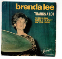 EP 45 TOURS BRENDA LEE THANKS A LOT 1963 FRANCE BRUNSWICK 10665 - 7" - Rock
