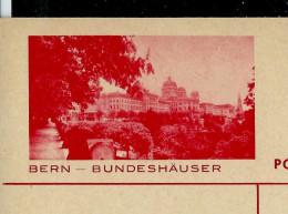 Carte Illustrée Neuve N° 141. Vue 030 - BERN  -- BUNDESHÄUSER   ( N° Zumstein 2009) - Postwaardestukken