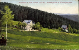 CPA Steinheidel Breitenbrunn Im Erzgebirge, Teilansicht - Sonstige & Ohne Zuordnung