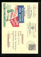 AK Karte Zur Expo 1958, Reklame Für Persil Waschmittel, Ganzsache  - Publicité