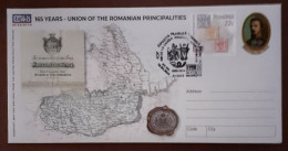 Romania 2024 - Efiro-165 Years-Union Of The Romanian Principalities,first Day - Covers & Documents
