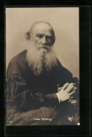 AK Fotographie Leo Tolstoi  - Schriftsteller