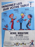 Publicité De Presse ; Les Figurines En Latex Bd - Spirou Et Fantasio , Gaston Lagaffe.. - Advertising