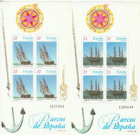 ESPAGNE - 2 BLOCS N°74/5 ** (1997) Navires Espagnols - Blocs & Feuillets