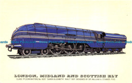 R070501 London. Midland And Scottish Rly. Class 7P No 6221 Queen Elizabeth - Autres & Non Classés