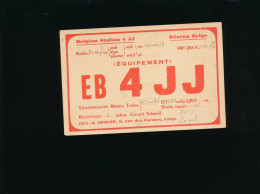 QSL Carte Radio - 1928 - Belgique Belgium  - J. Jonlet Liege - EB 4JJ - Radio-amateur