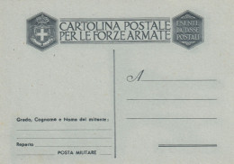 FRANCHIGIA NUOVA 1943 SENZA FASCI ESENTE DA TASSE POSTALI (XT4256 - Franchigia