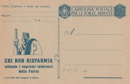 FRANCHIGIA NUOVA 1942 CHI NON RISPARMIA (XT4175 - Portofreiheit