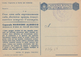 FRANCHIGIA NUOVA 1942 CAPORALE MARRONE  (XT4150 - Portofreiheit
