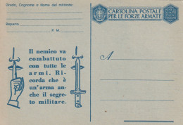 FRANCHIGIA NUOVA 1943 IL NEMICO VA COMBATTUTO (XT4144 - Portofreiheit