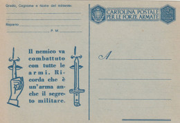 FRANCHIGIA NUOVA 1943 IL NEMICO VA COMBATTUTO (XT4141 - Portofreiheit