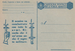 FRANCHIGIA NUOVA 1943 IL NEMICO VA COMBATTUTO (XT4140 - Portofreiheit