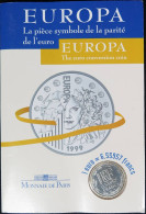 00699BU.1 - PLAQUETTE BU - 6,55957 F  1999 - Monnaie Parité - Argent 900‰ - Commemoratives