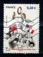2015 N 4954 ANNIVERSAIRE DU 8 MAI 1945 OBLITERE  #234# - Used Stamps