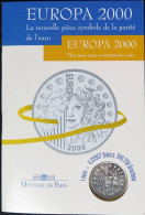 00600BU.1 - PLAQUETTE BU - 6,55957 F  2000 - Monnaie Parité - Argent 900‰ - Gedenkmünzen