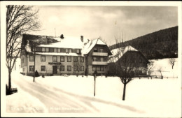 CPA Lenzkirch Im Schwarzwald, Gebäude, Winter - Other & Unclassified