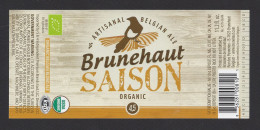 Etiquette De Bière Blonde Ale  -  Saison  -  Brasserie De Brunehaut  (Belgique) - Cerveza