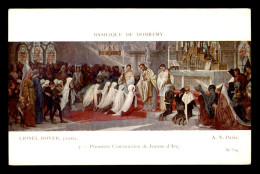 JEANNE D'ARC - TABLEAU LIONEL ROYER A LA BASILIQUE DE DOMREMY - PREMIERE COMMUNION - Femmes Célèbres