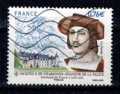 2015 N 4955 JACQUES II DE CHABANNE CHATEAU DE LA PALICE OBLITERE  #234# - Used Stamps