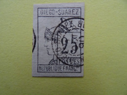 DIEGO SUAREZ  Signé Calves Belle Oblitération  Voir Scans - Used Stamps