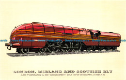 R070528 London. Midland And Scottish Rly. Class 7P No 6221 Queen Elizabeth - Autres & Non Classés